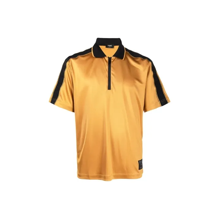 FENDI Polo Shirts Men's Yellow