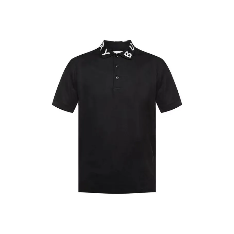 Burberry Polo Shirts Men Black