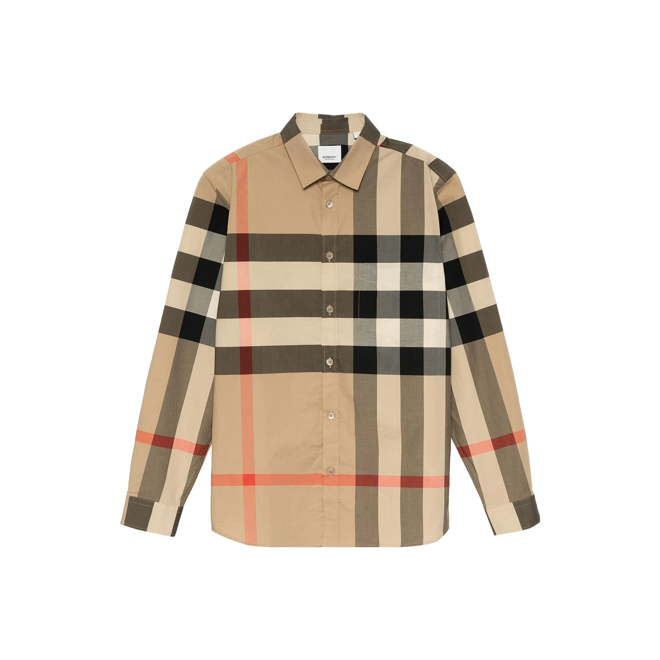 Burberry Checkered Cotton Shirt