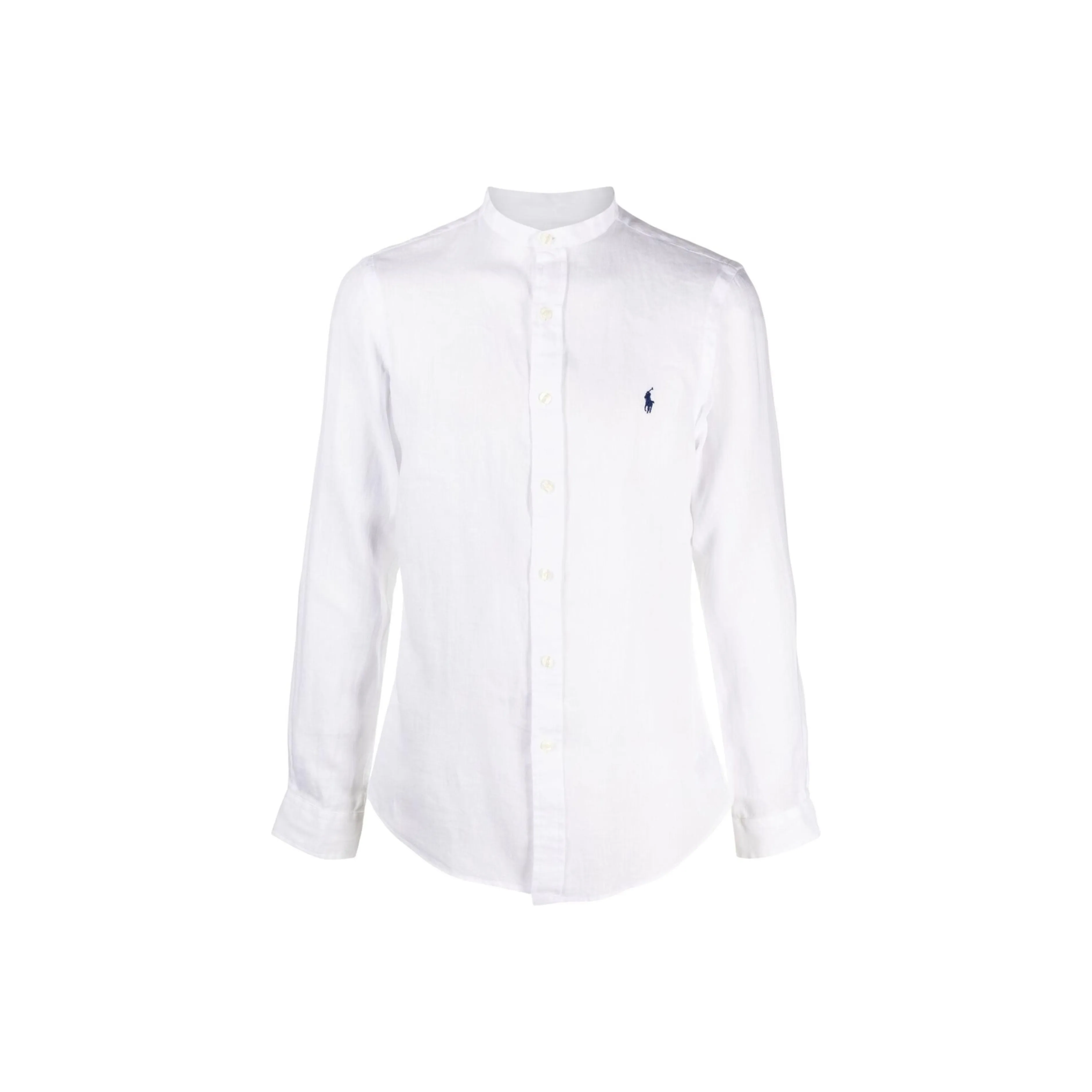 Polo Ralph Lauren Collarless Logo Embroidered Shirt