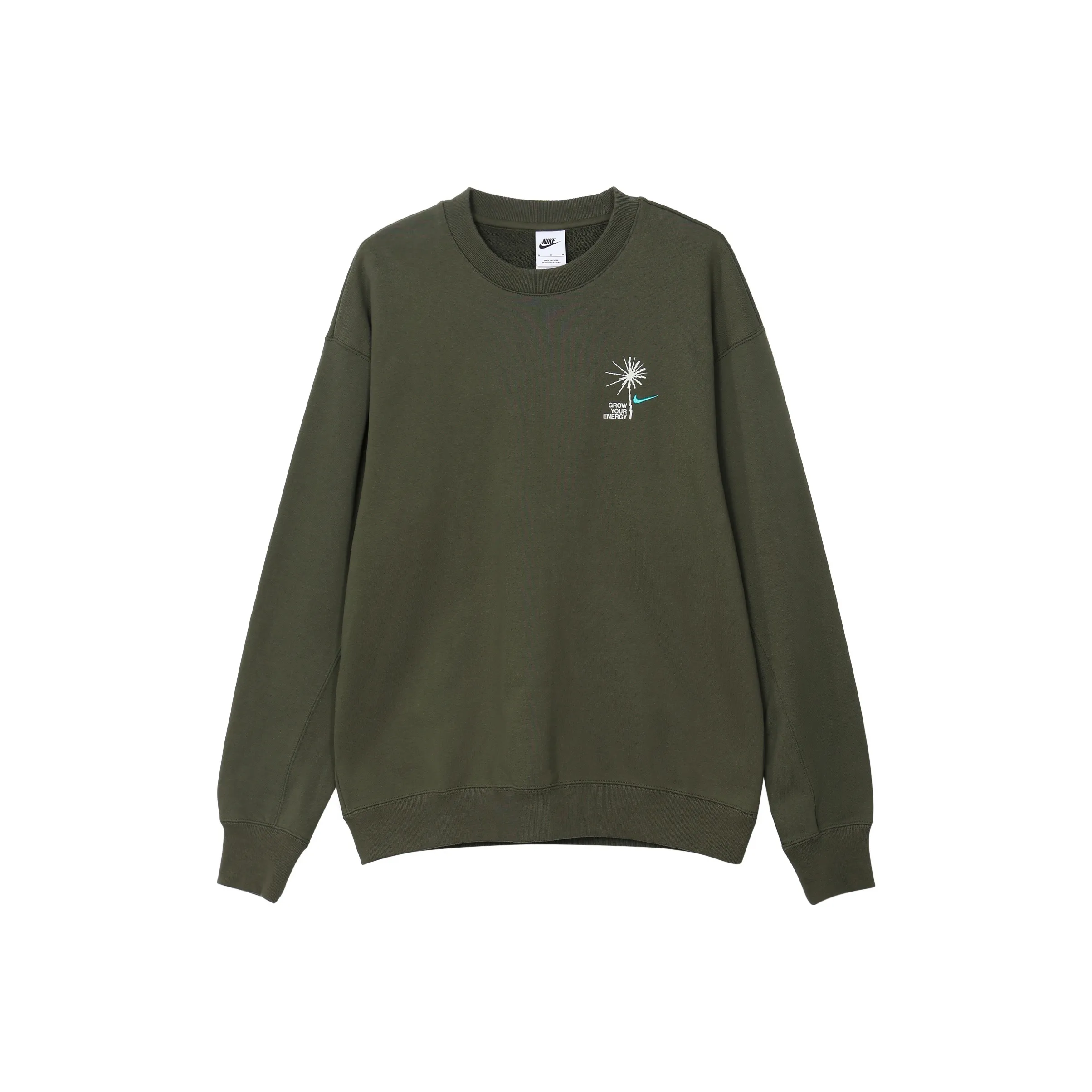 Nike Толстовка Мужская Хаки Зеленая