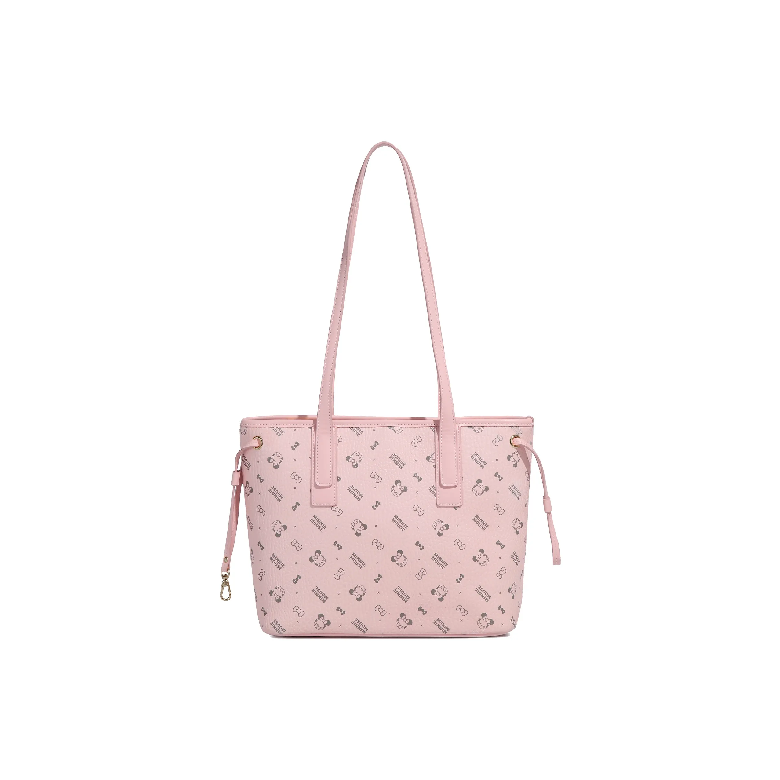 Disney Minnie Series ПВХ Сумка через плечо Портативная подмышечная сумка для женщин Розовый Абрикос