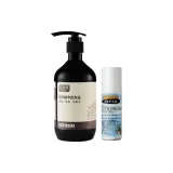 4종 세트 C: 식물 추출물 세럼 샴푸 500g + 워터 기반 컨디셔너 100ml