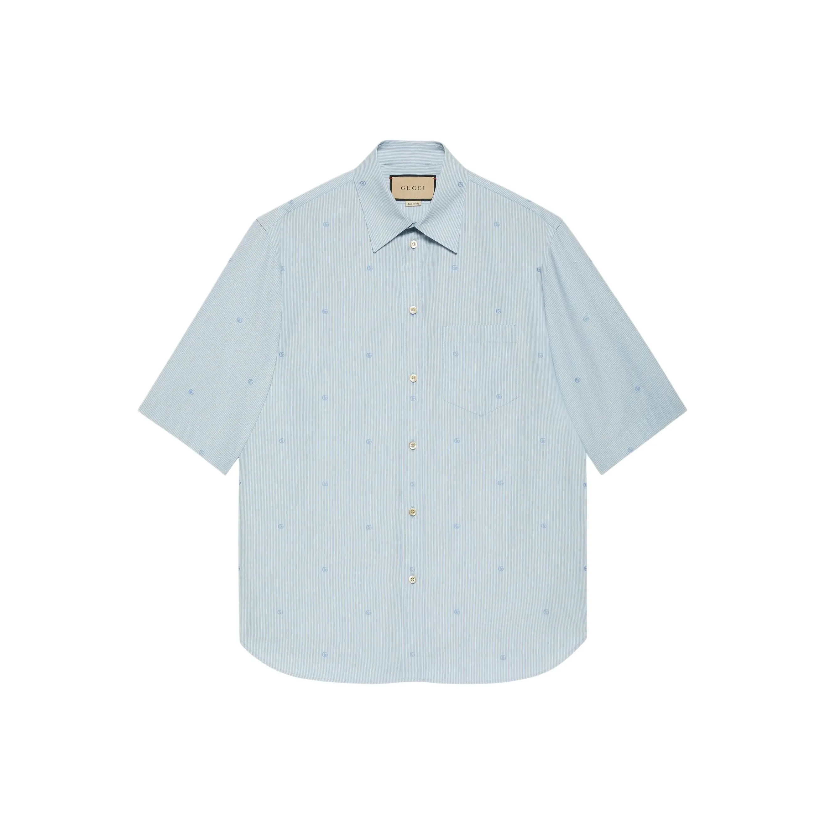 GUCCI Blue Men's Shirts GUCCI Синий Мужские Рубашки