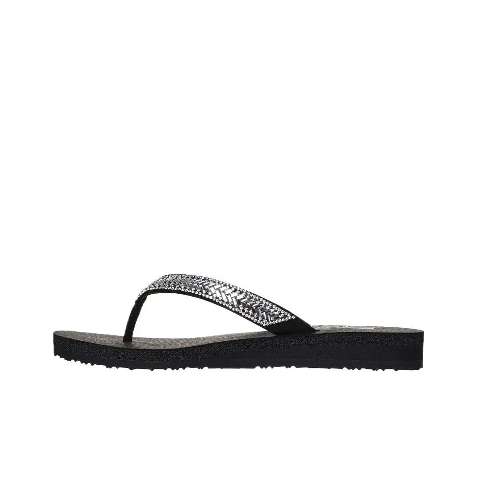 Skechers Meditation Flip Flops Women's Black