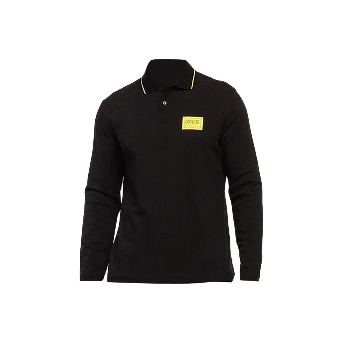 VERSACE JEANS COUTURE Мужская черная поло