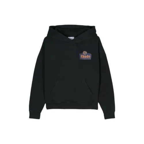 Rhude Черный Мужские Свитшоты