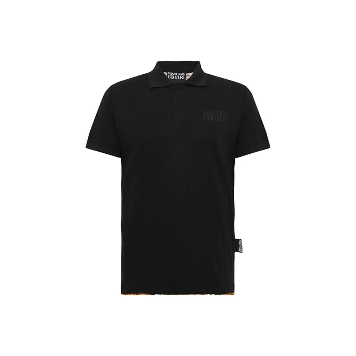 VERSACE JEANS COUTURE Polo Shirts Men's Black