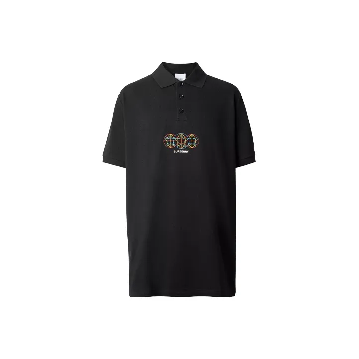 Burberry Polo Shirt Men's Black