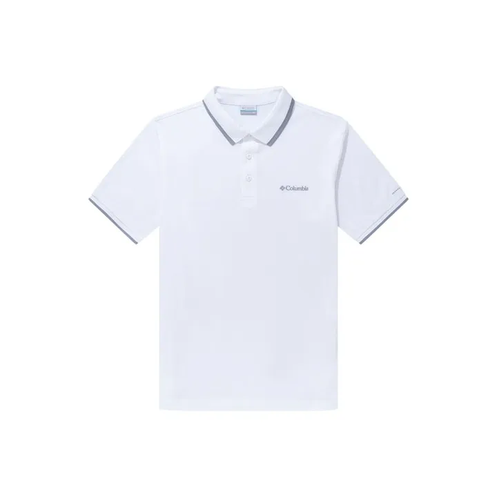 Columbia Polo Shirts Men's White