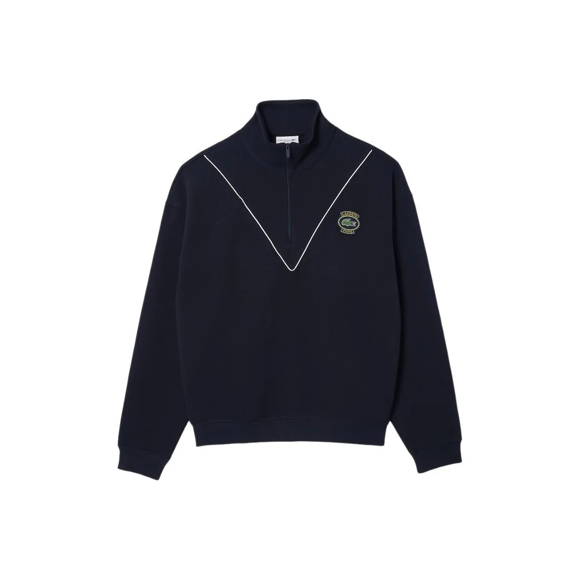 LACOSTE Logo embroidered Zip up Sweatshirt