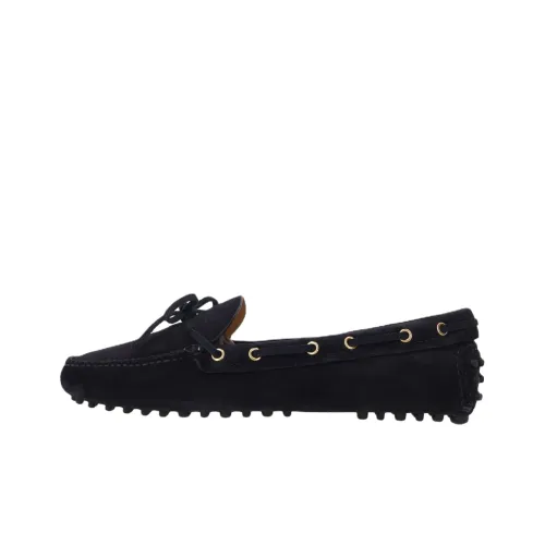 Car Shoe Лоферы на резиновой подошве, синие, женские