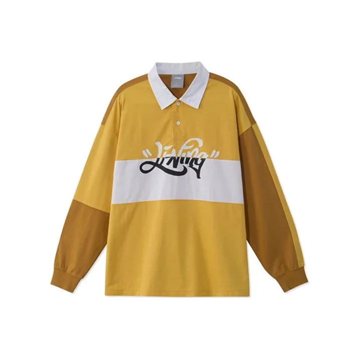 LINING Skateboard Polo Shirts Men's Yellow