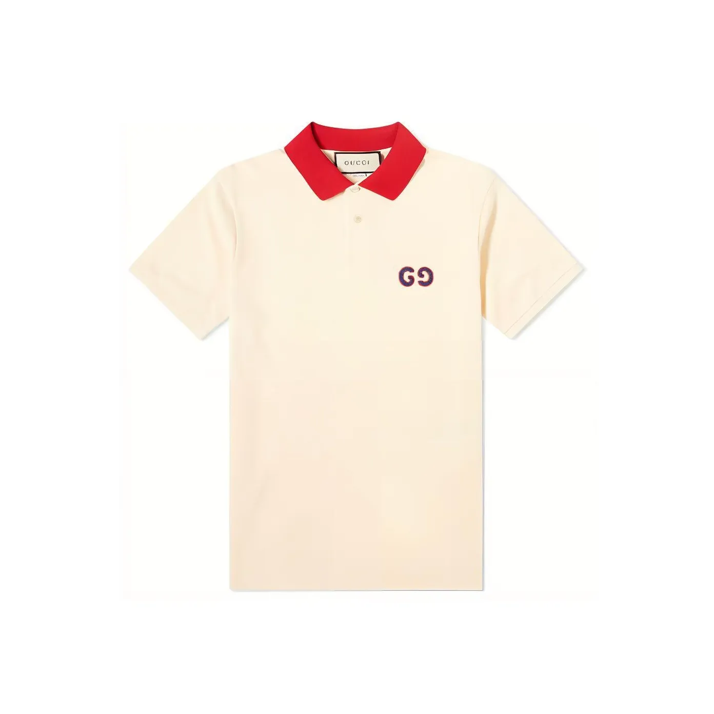 Gucci embroidered stripe polo top