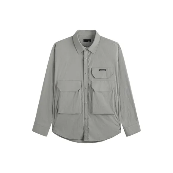 GXG Серый Зеленый Мужские Рубашки