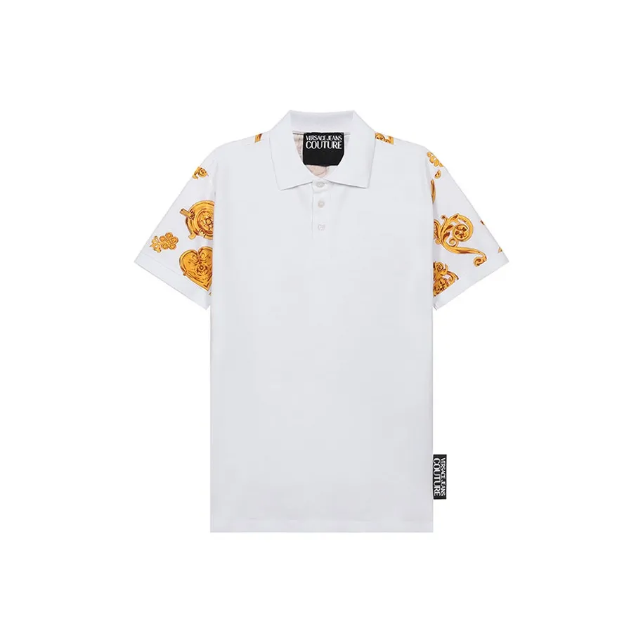 VERSACE JEANS COUTURE Polo Shirts Men's White