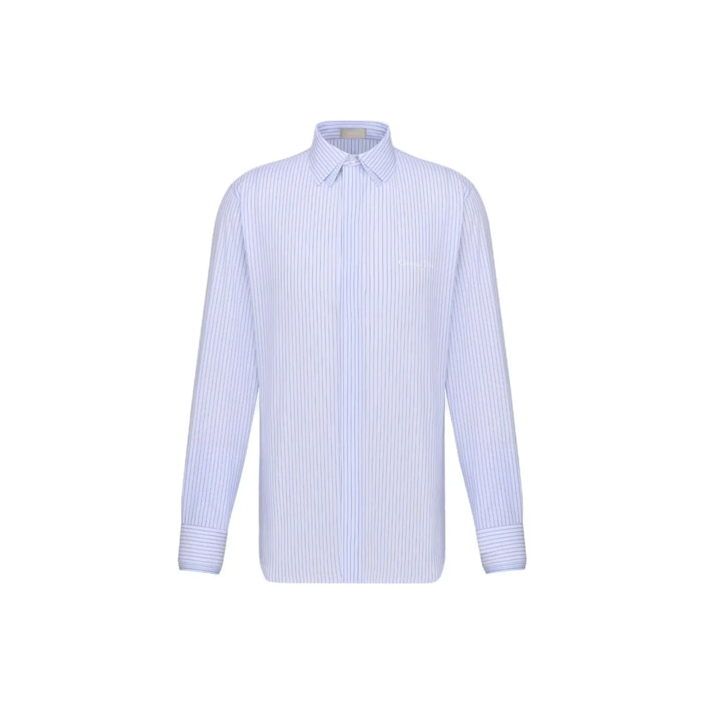 DIOR Homme Striped Collared Long Sleeve Shirt