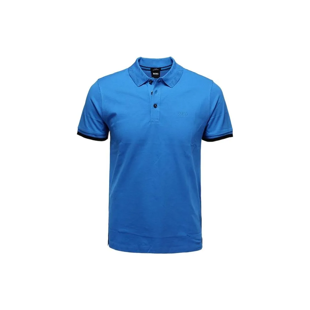 HUGO BOSS Polo Shirt Men's Bright Blue