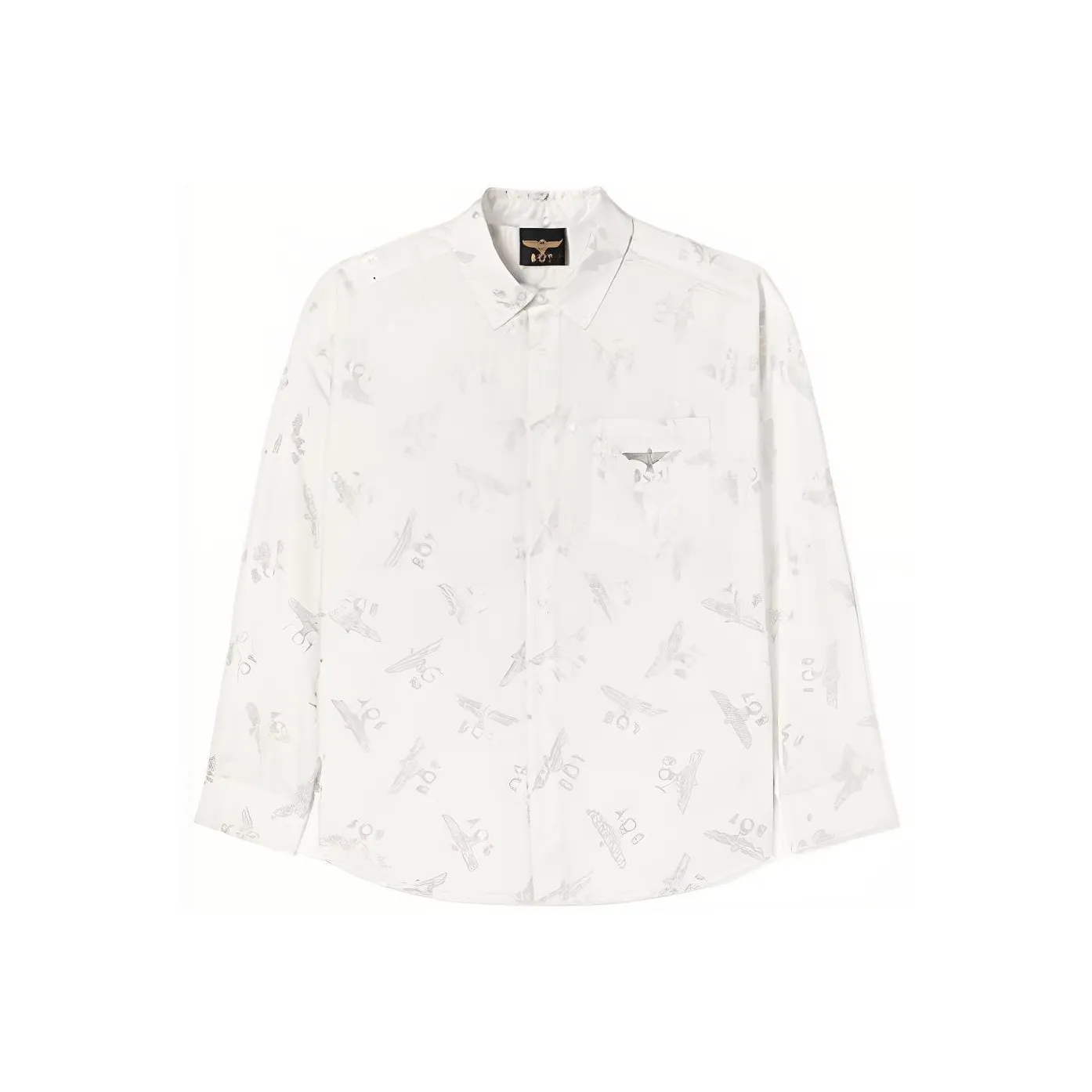 Boy London Рубашка Осенняя Унисекс Белая
