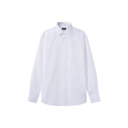 Ermenegildo Zegna Белые Мужские Рубашки