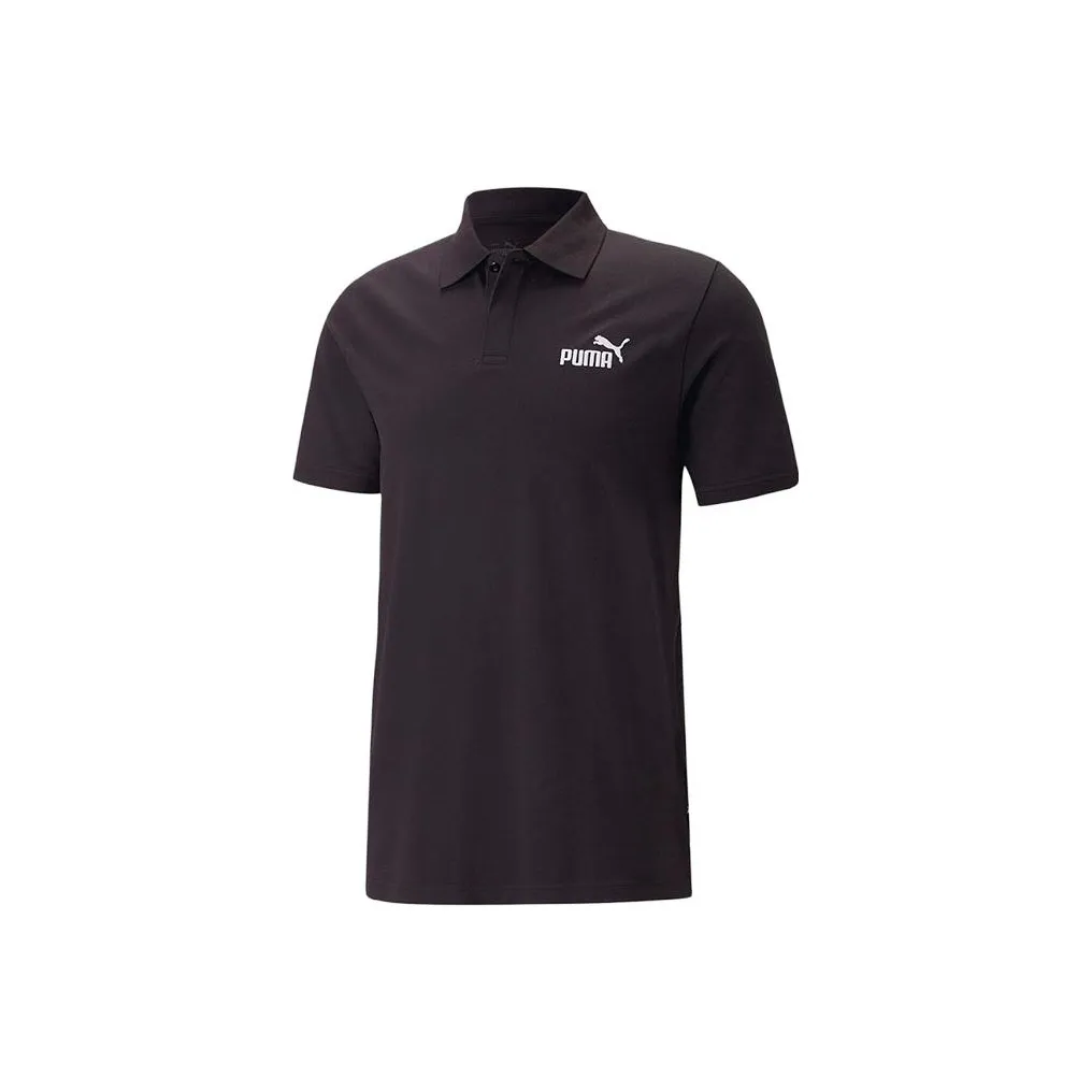 PUMA Мужская поло рубашка черного цвета