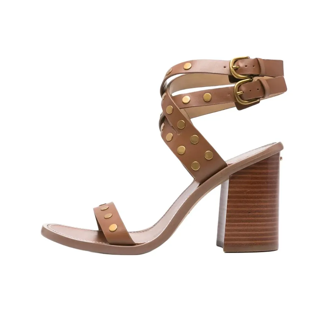 MICHAEL KORS Irene One Strap Sandals 9cm Women's Brown