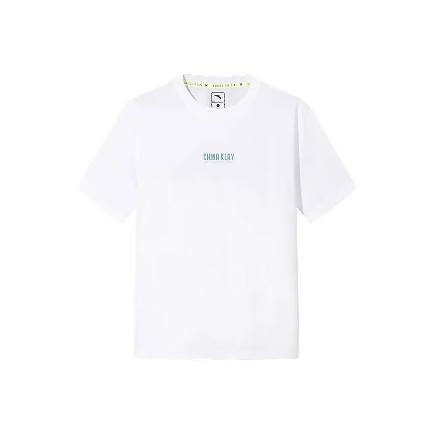 ANTA Thompson KT Basketball Т-рубашка Мужская Чисто Белая