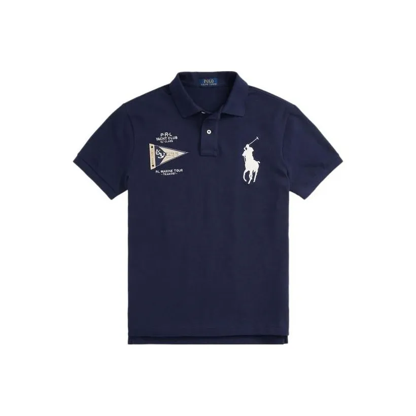 Polo Ralph Lauren FW23 Polo Shirt Men's Marine Blue