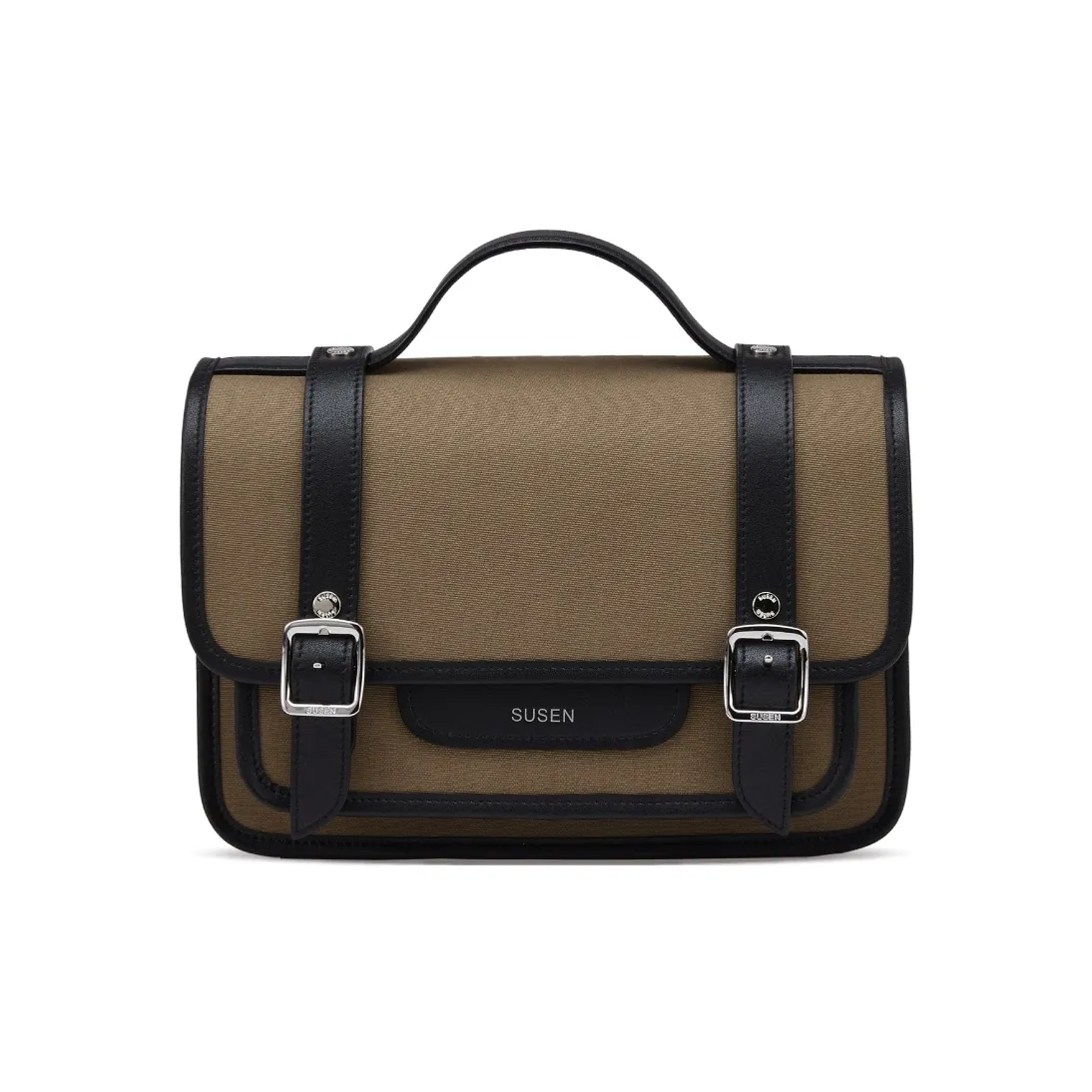 SUSEN Canvas Canvas Bag Portable One Shoulder Crossbody Satchel Bag Unisex