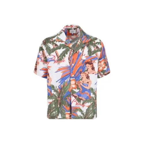 Rhude Апельсин Мужские Рубашки