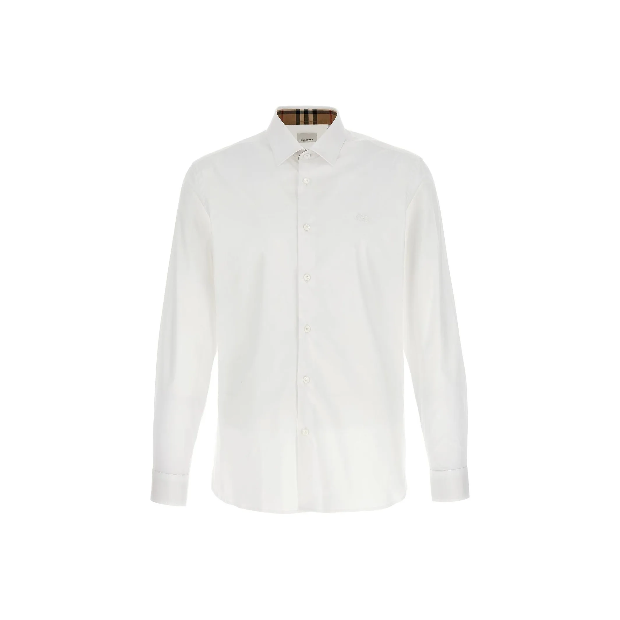 Burberry FW23 Рубашка Мужская Белая 80714651