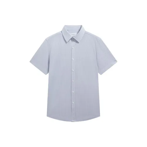ZIOZIA Blue Мужские Рубашки