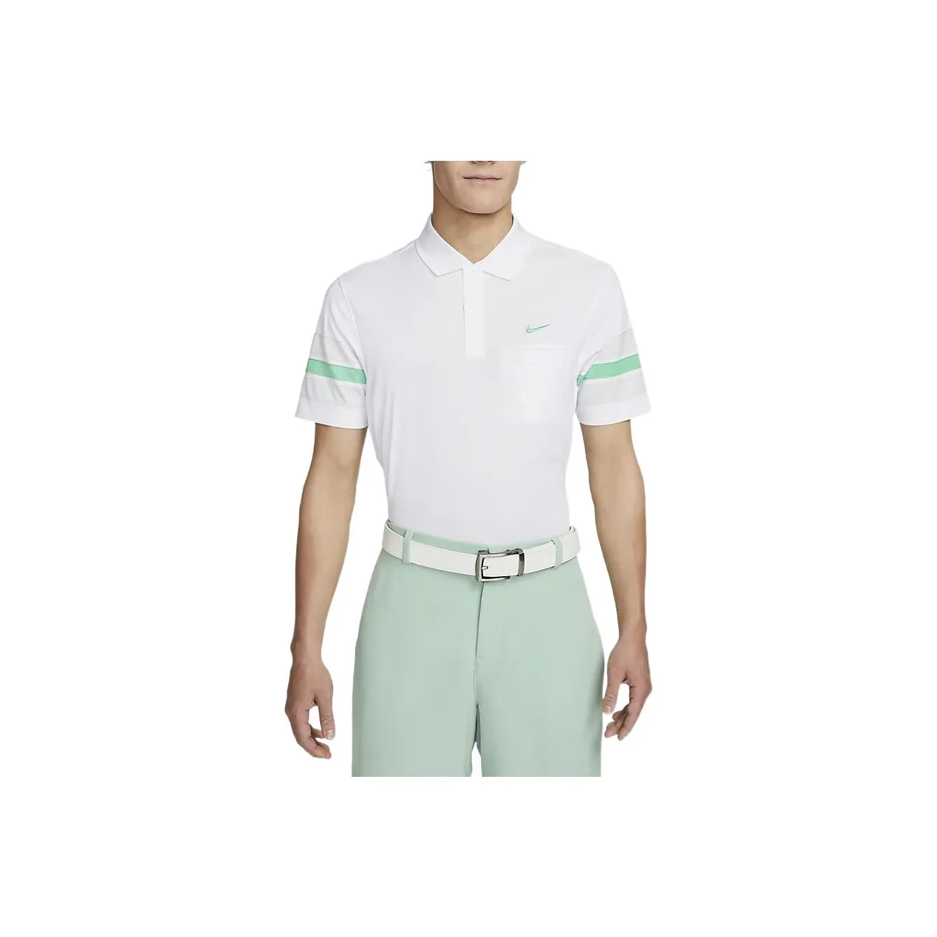 Nike Dri Fit Polo Shirts Men's White