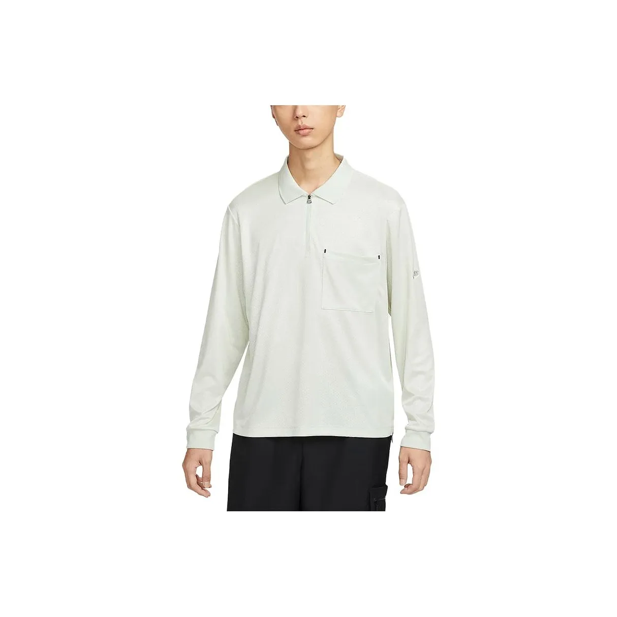 Nike SPORTSWEAR TECH PACK Polo Shirts Men's Sea Glass Blue