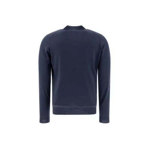 JOHN SMEDLEY Синий Мужское Поло