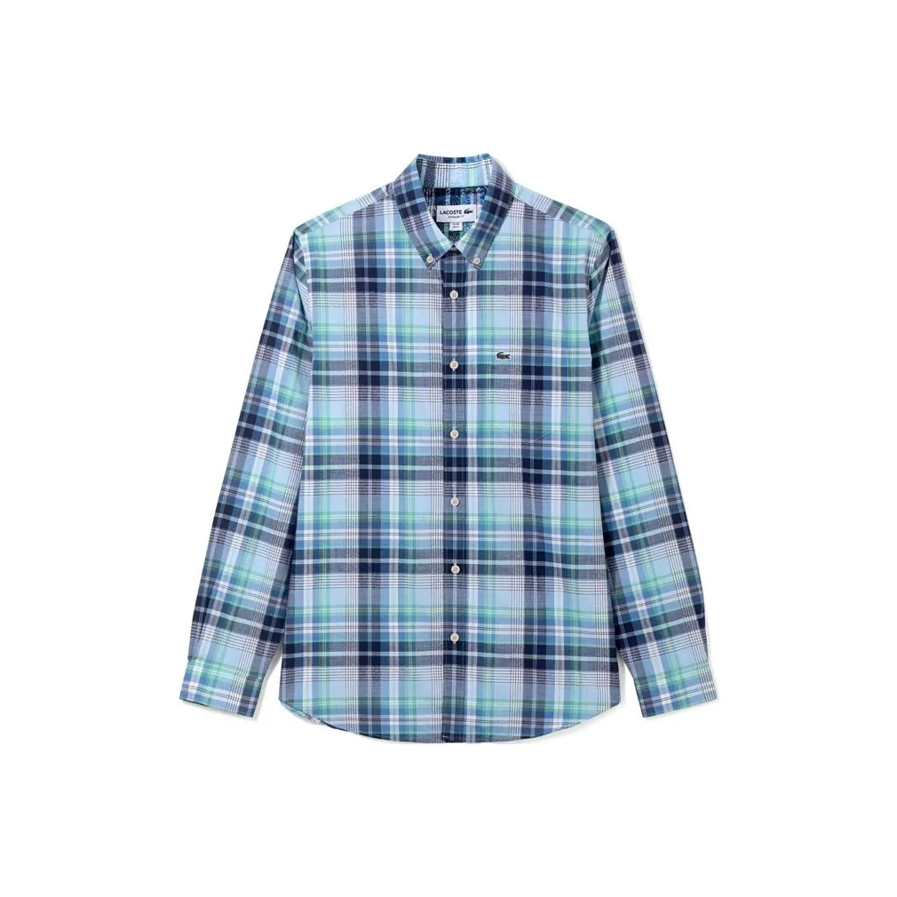 LACOSTE Collaboration Мужские Синие Рубашки
