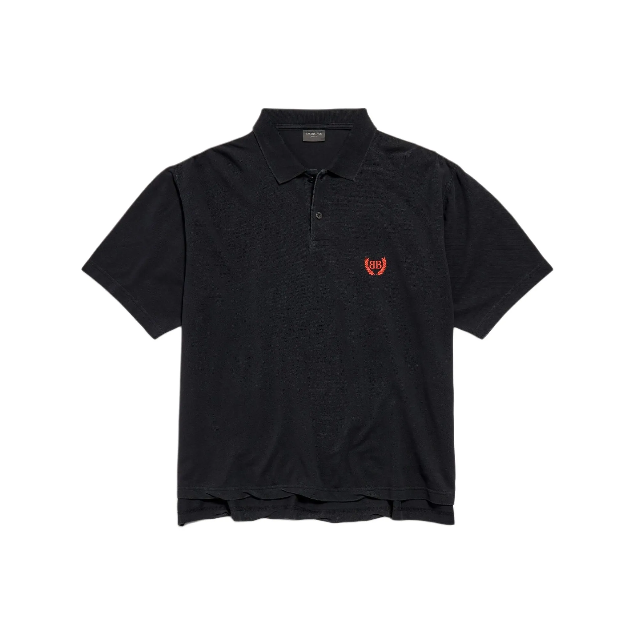 Balenciaga Polo Shirts Men Black