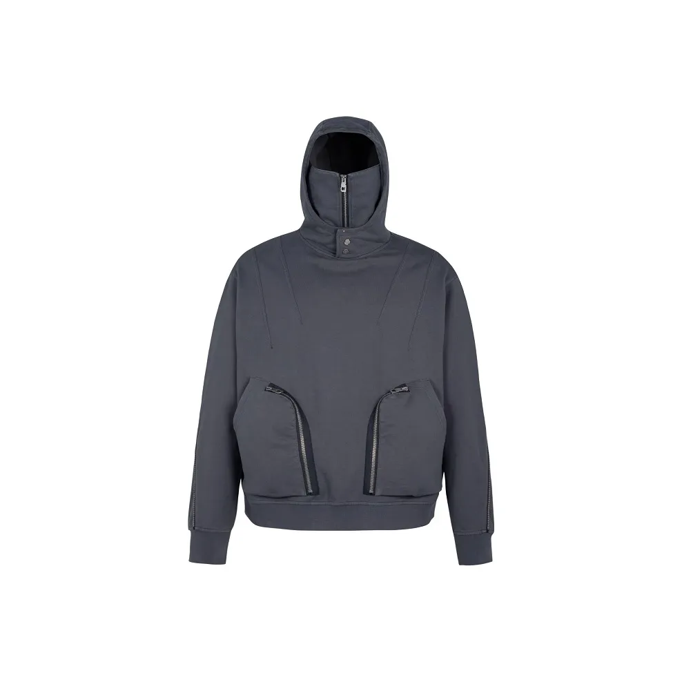 Merge Lab. Sweatshirt Unisex Detachable Face Mask