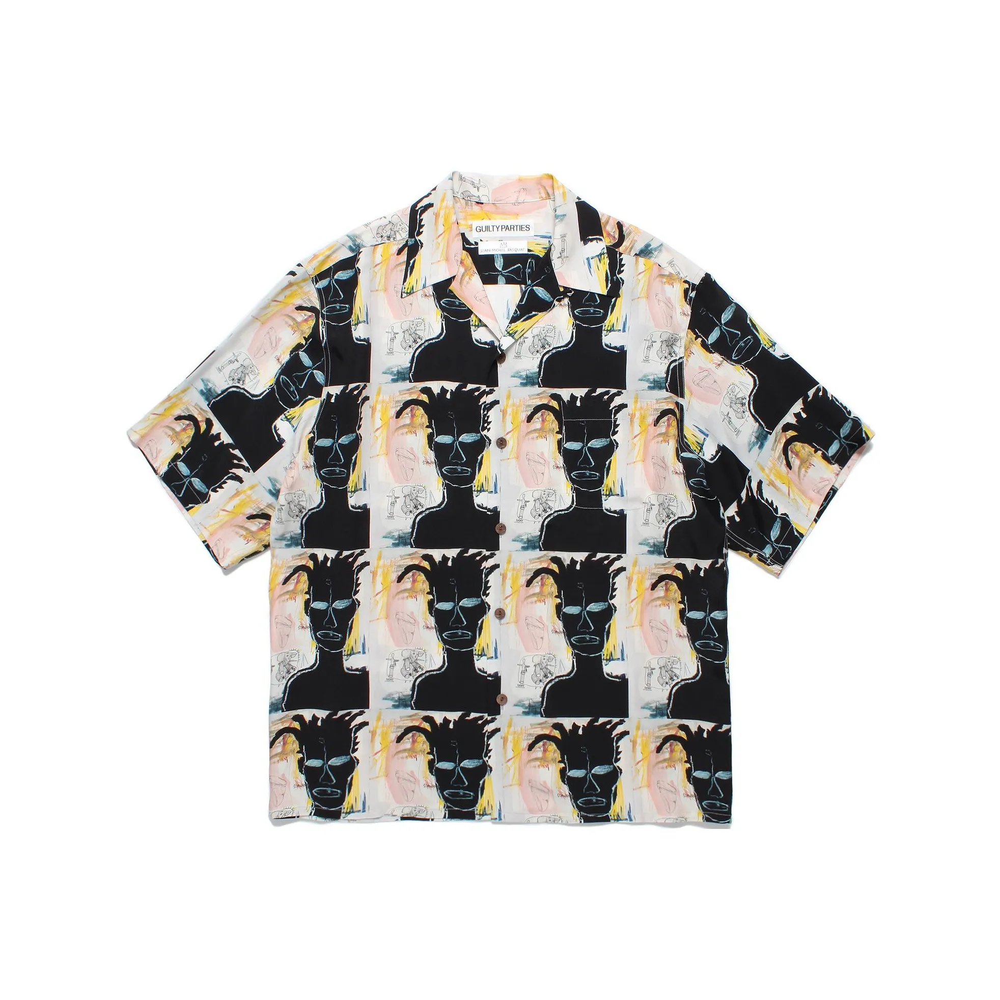Jean michel Basquiat X WACKO MARIA Jean Michel Basquiat Co brand Shirts Unisex Multicolor