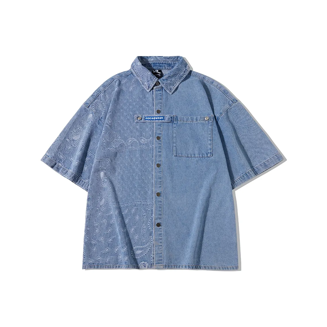 ROCAWEAR Shirts Unisex Vintage Denim Blue
