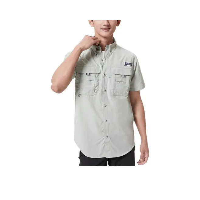 Мужские рубашки Columbia co-brand светло-синие