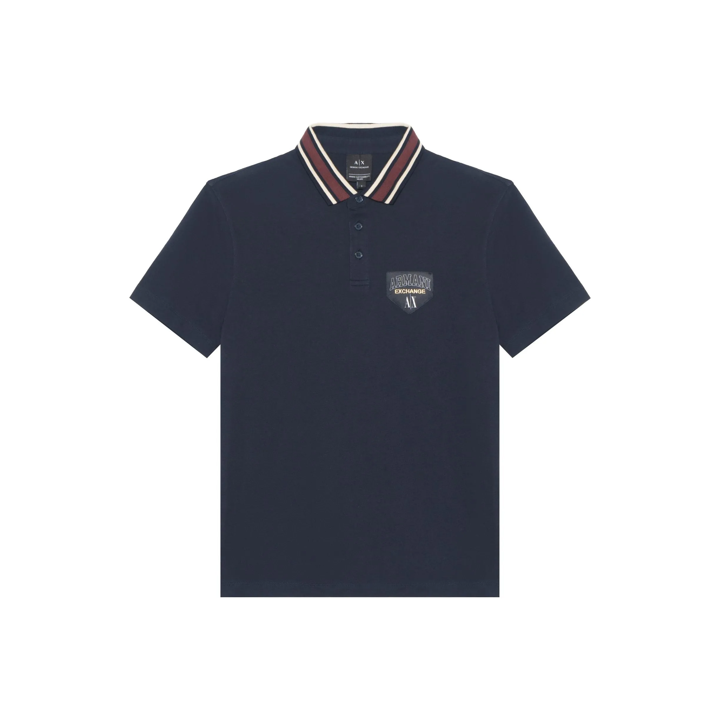 ARMANI EXCHANGE Polo Shirts Men's Navy