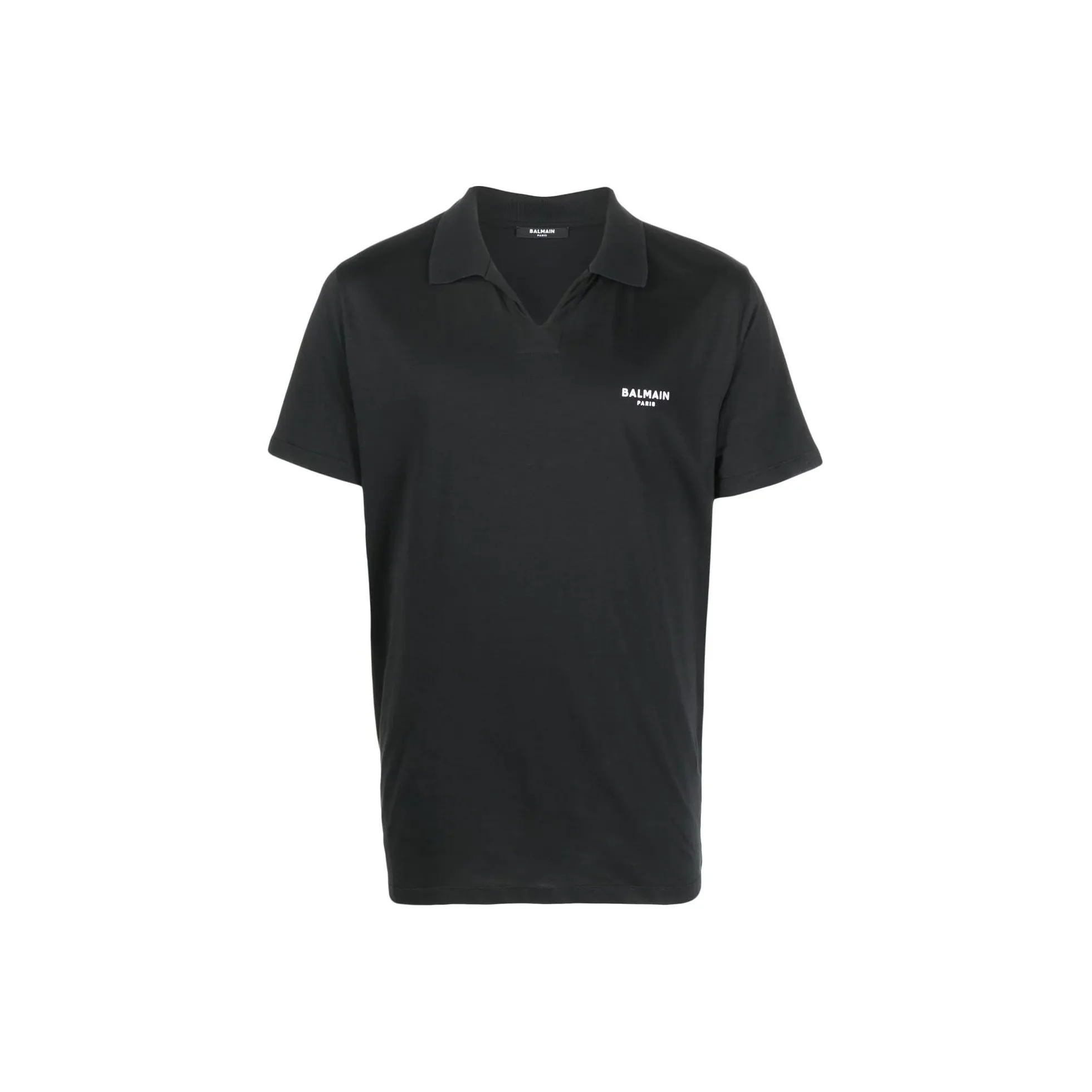 BALMAIN FW22 Поло Мужское Черное