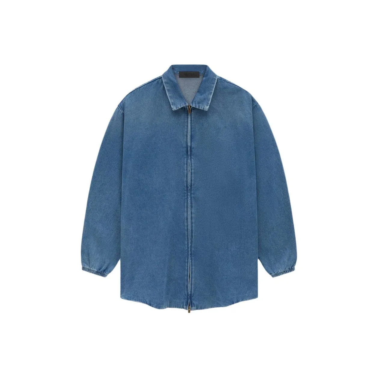 Fear Of God Essentials Zip up Denim Shirt Jacket