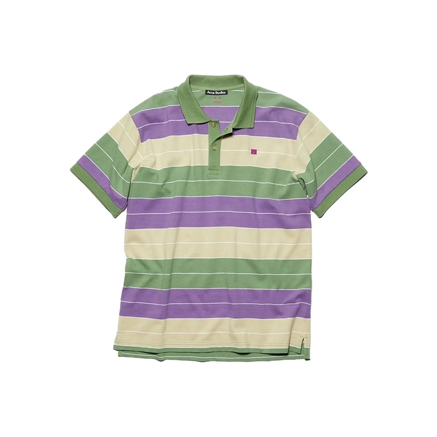 Acne Studios Meme Collection Polo Shirt Unisex Purple