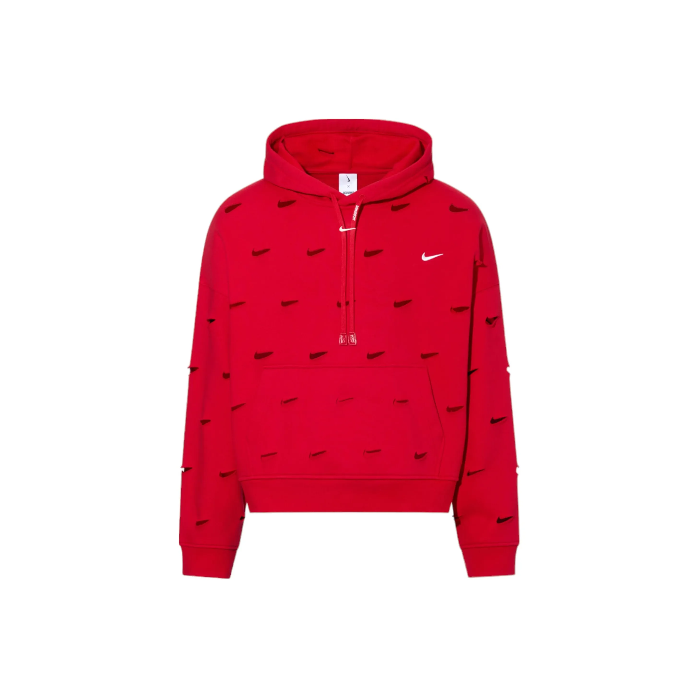 Nike x Jacquemus SS24 Свитшот Азиатская версия Унисекс Красный