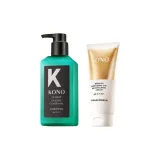 2종 세트: 광택 럭셔리 헤어 컨디셔너 500ml + 케라틴 리페어링 리바이탈라이징 크림 200g