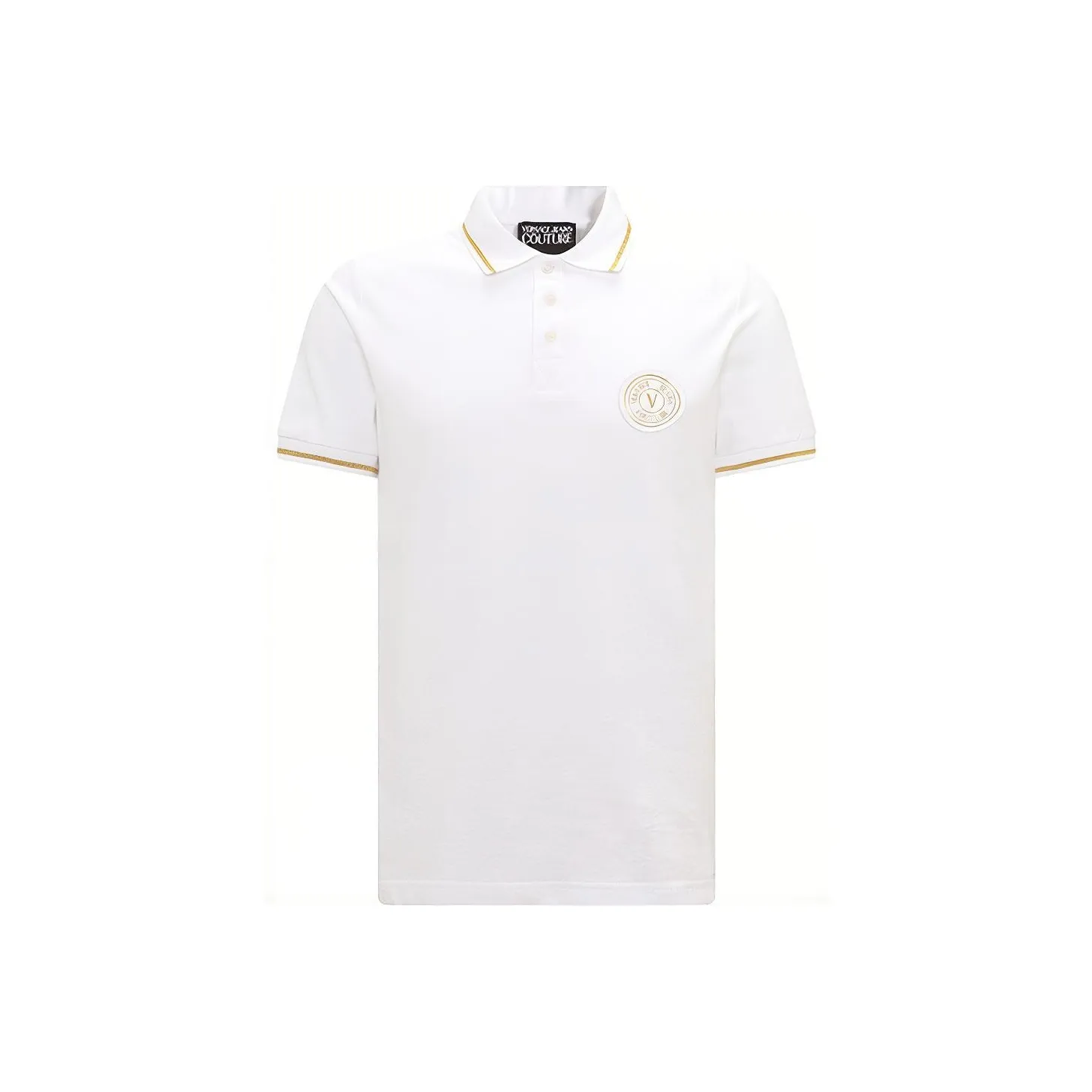 VERSACE JEANS COUTURE SS23 Polo Shirt Men's White
