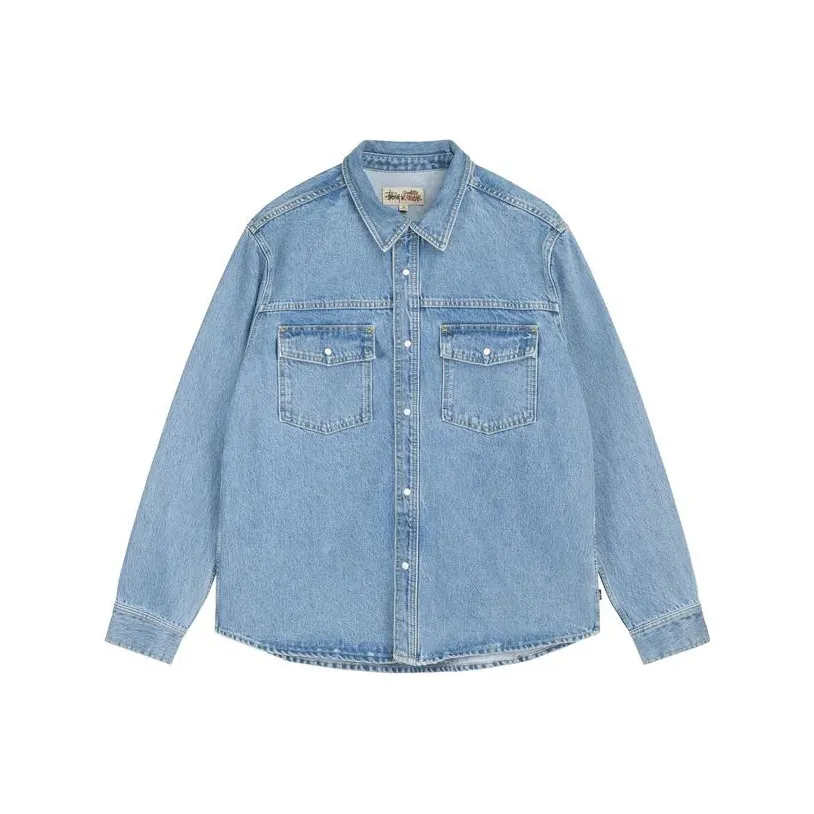 Stussy Boxy Western Denim Shirt