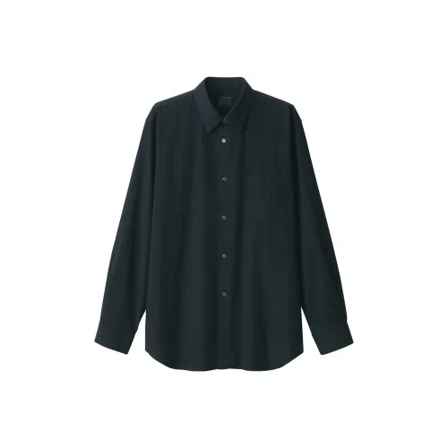 Muji LABO Series Черные Мужские Рубашки